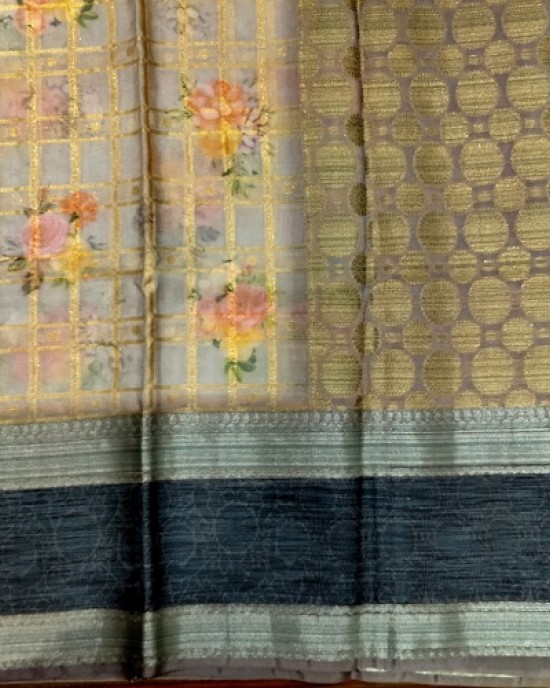 CHANDERI SILK FANCY SAREE